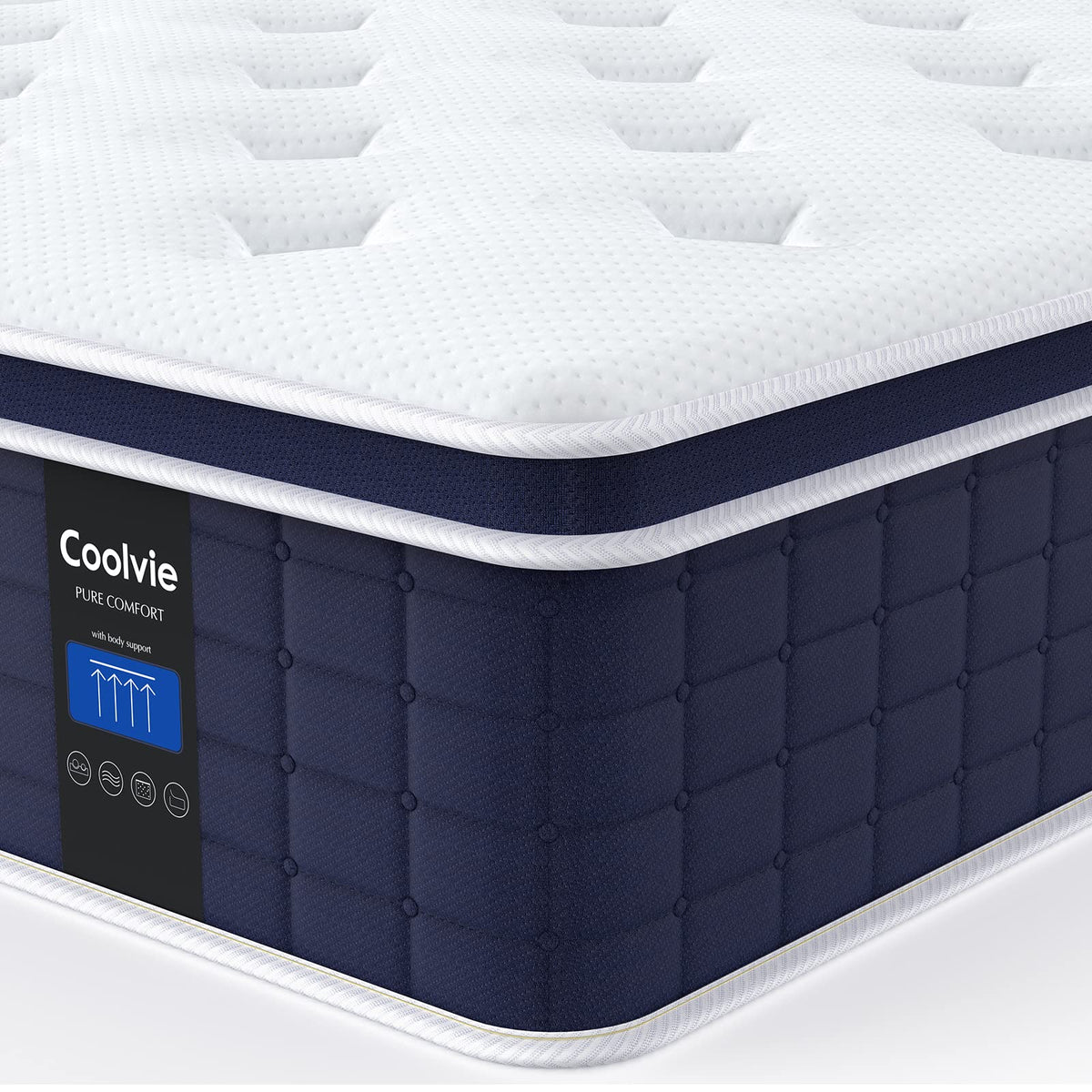 12 Inch Twin XL Medium Firm Mattress Z1688