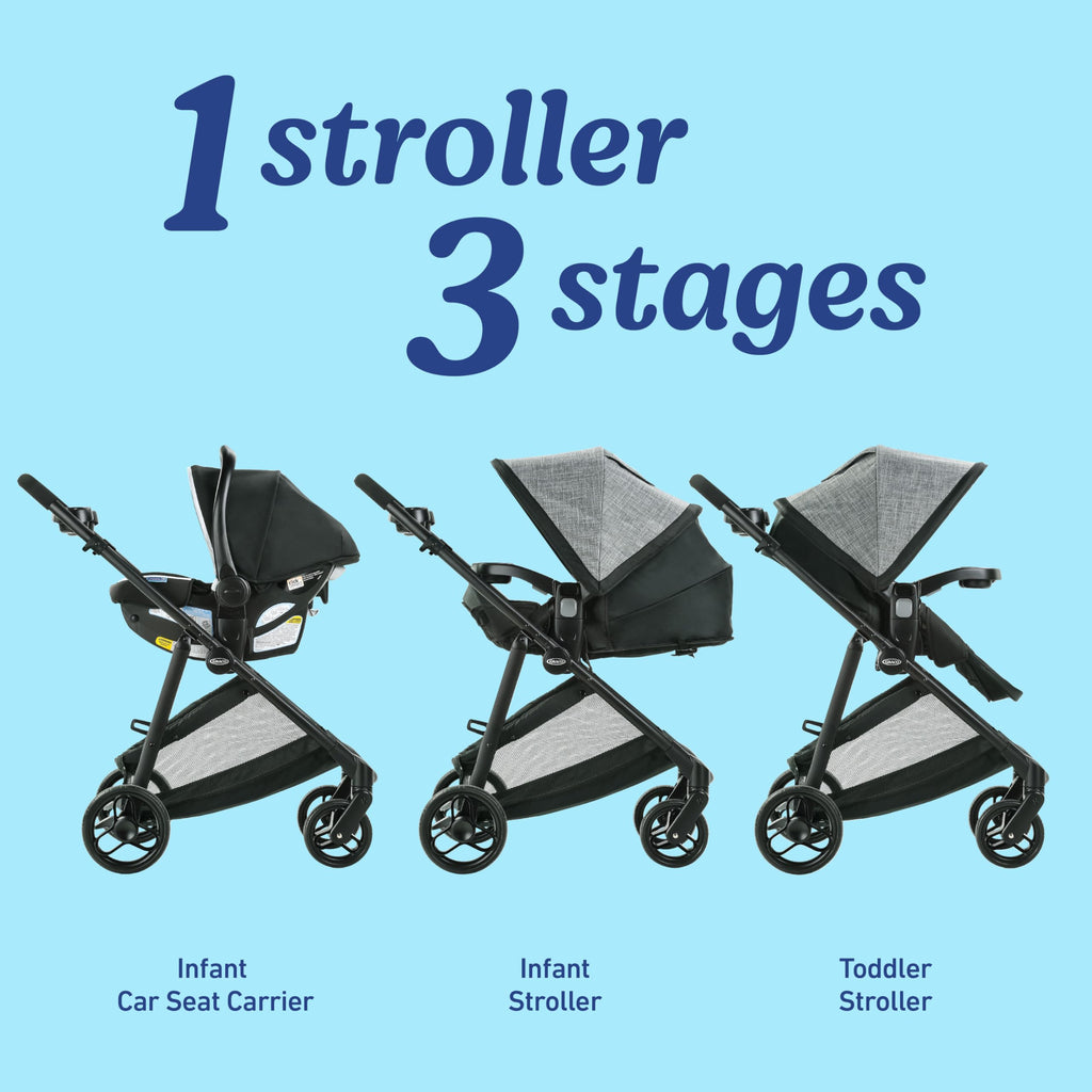 3-in-1 Travel System Stroller and Car Seat G9256