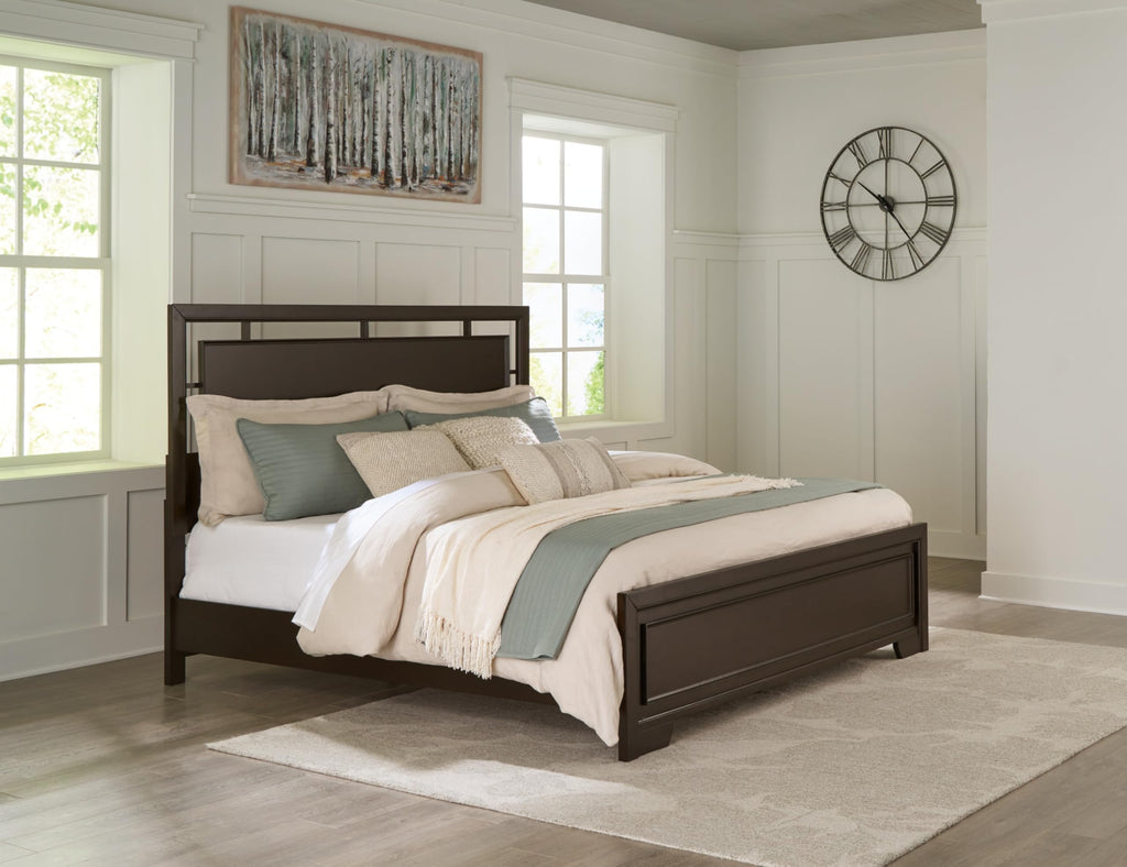 California King Panel Bed B5998