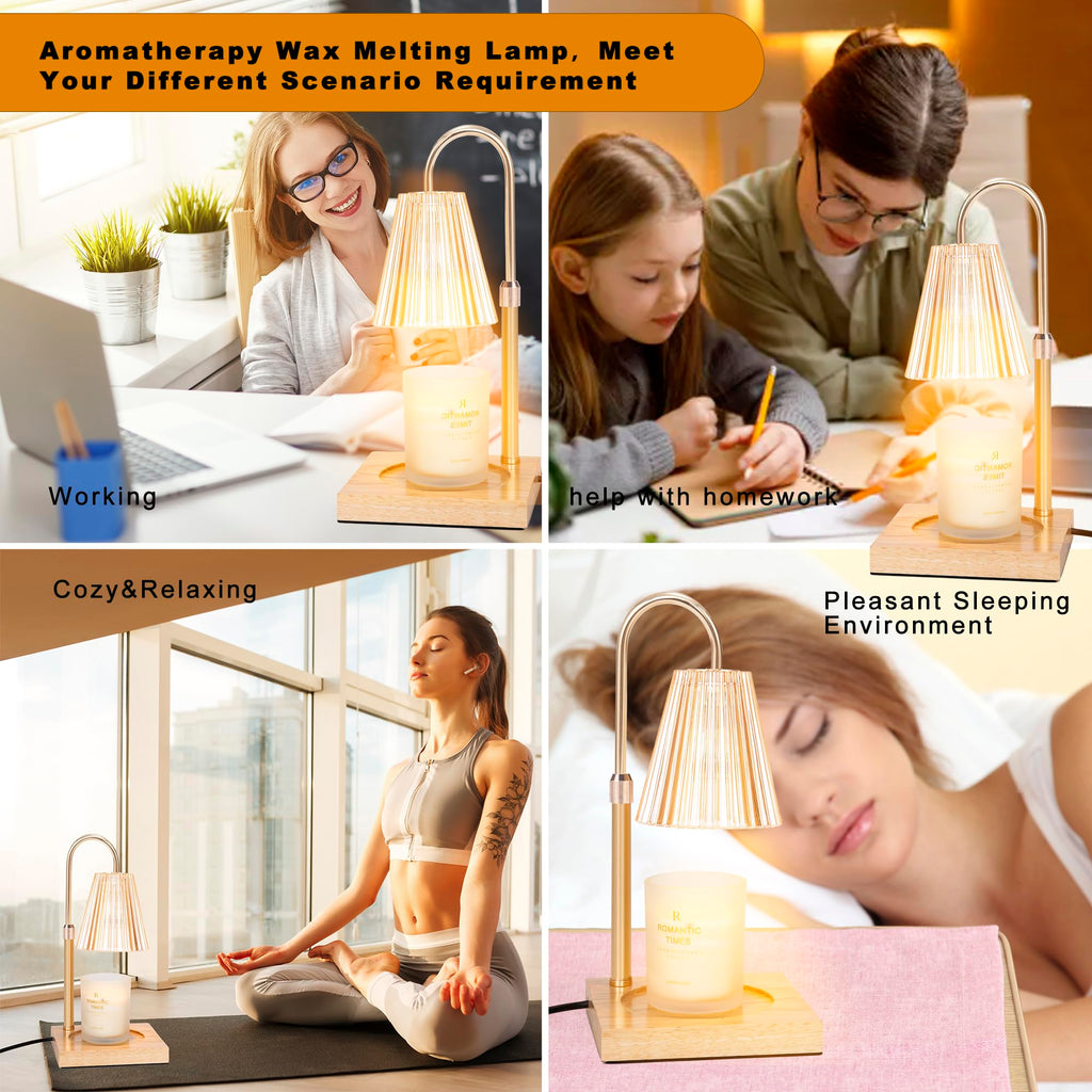 Adjustable Dimmable Electric Candle Warmer Lamp with Timer Z270337