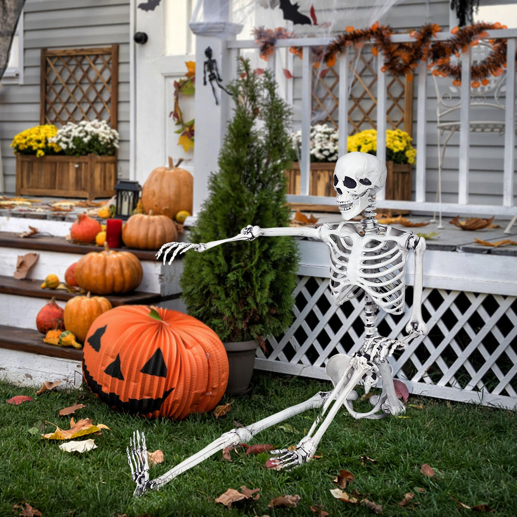 5.4 FT Posable Skeleton Decoration O677956