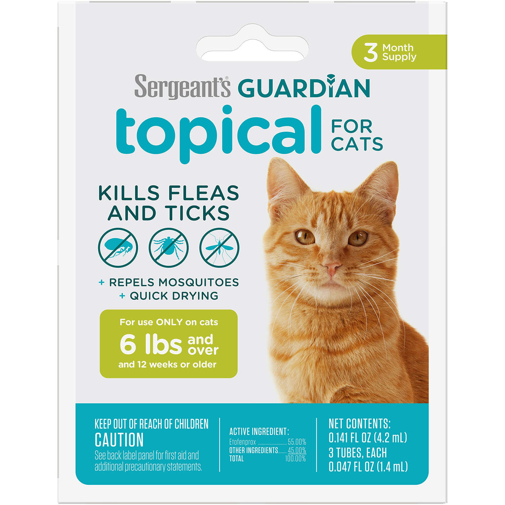 Flea & Tick Topical Cats 3-Month G4247