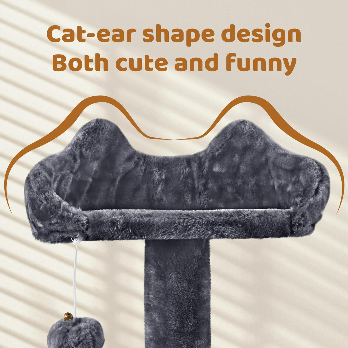 70in Multi-Level Cat Tree with Sisal Scratching Posts O994
