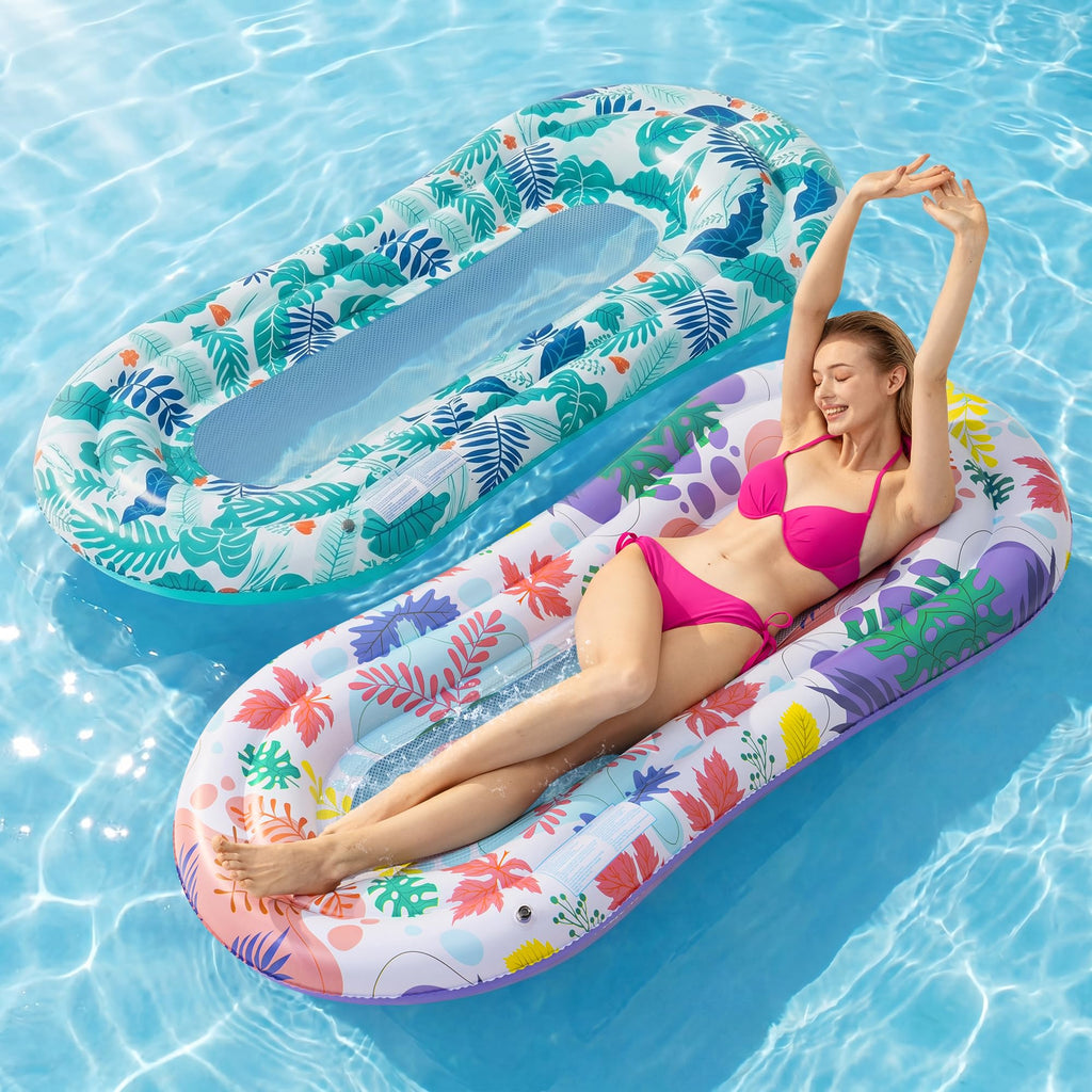2 Pack Inflatable Pool Floats Lounger Y20294