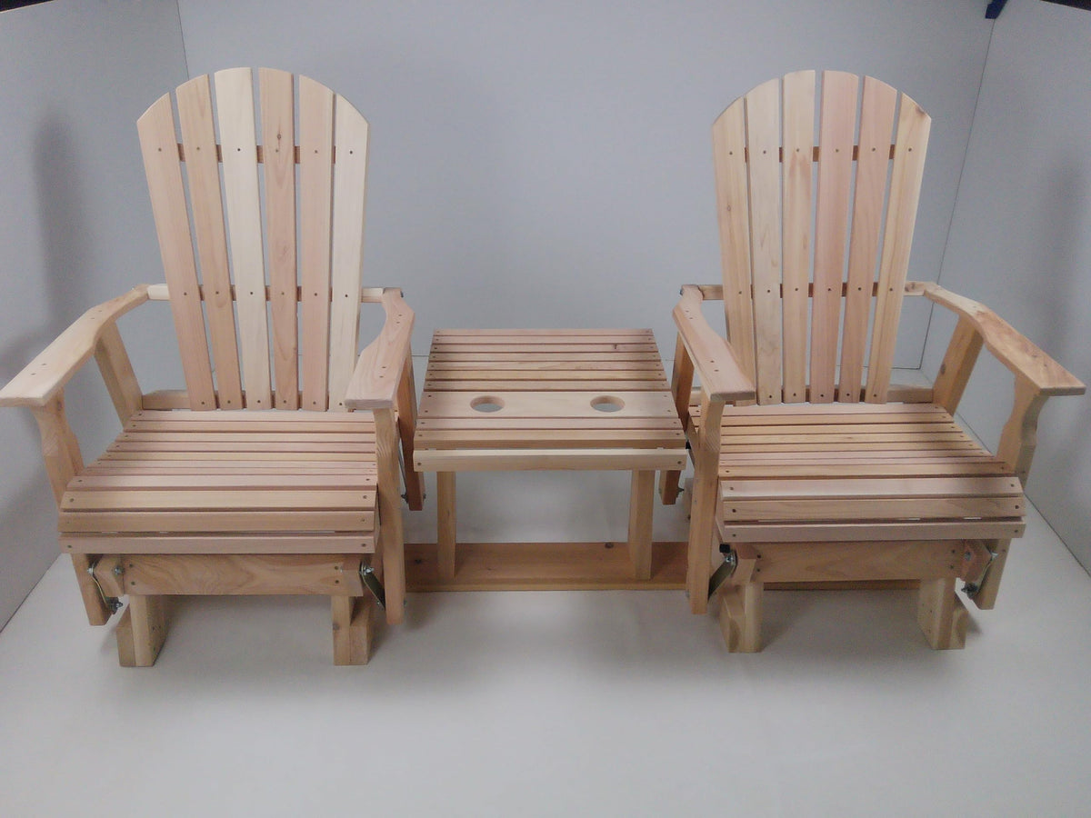 6 Foot Natural Cedar Settee Glider K134932