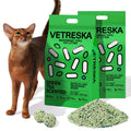 Tofu Cat Litter Odor Control Greentea 5.5lb×2bags D83878