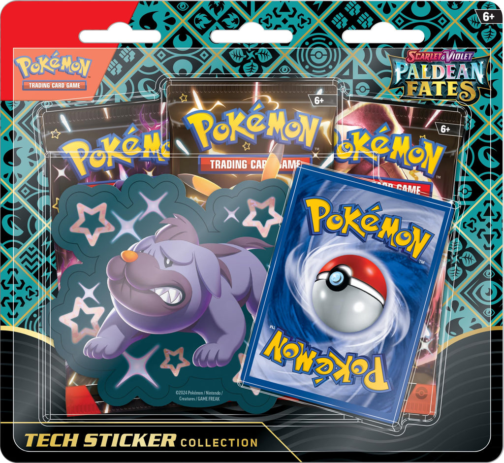 Pokemon Scarlet & Violet Paldean Fates Tech Sticker Collection G842
