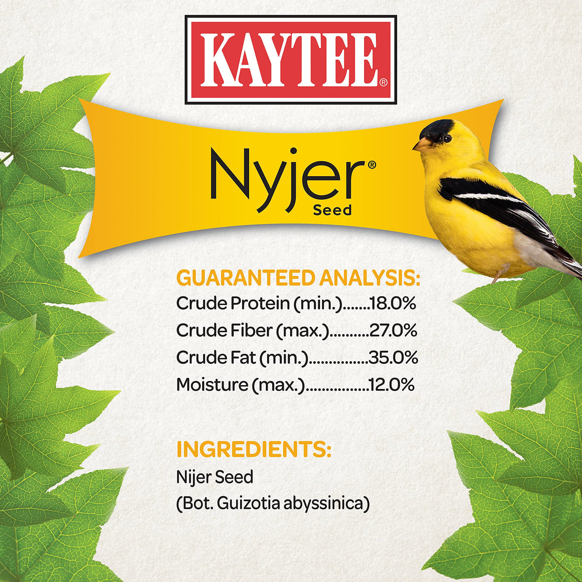 Nyjer Seed for Finches & Other Wild Birds, 20 Pounds C28069