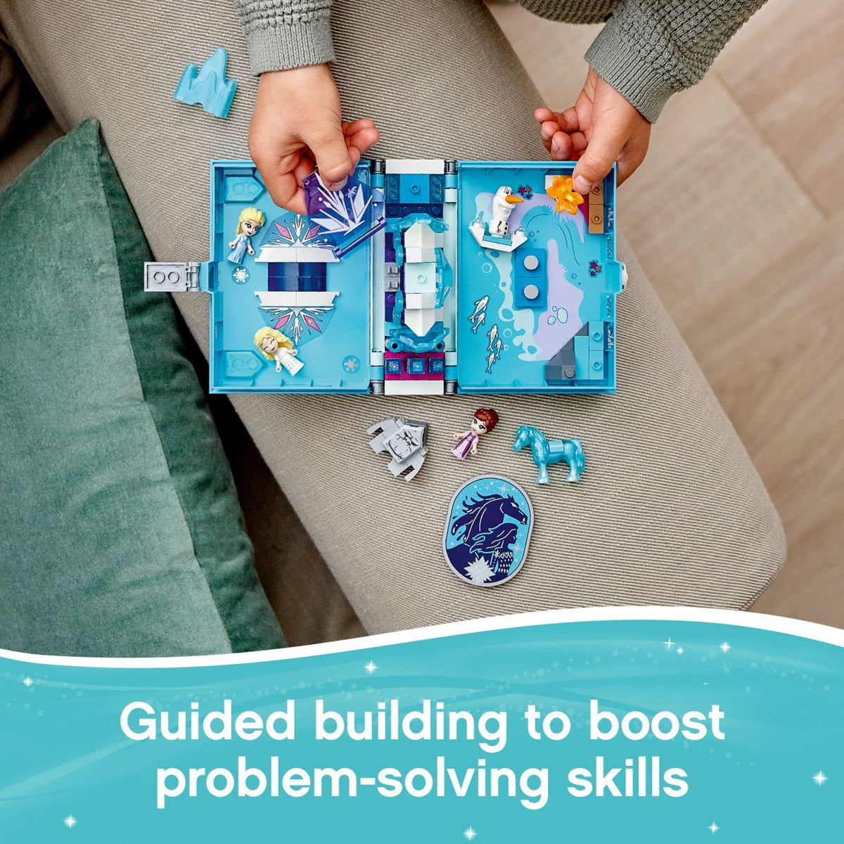 Frozen Building Toy Set with Micro Dolls and Olaf Figure U5676