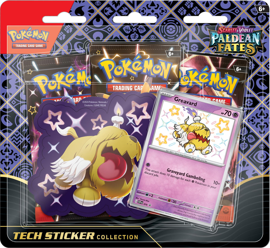 Pokemon Scarlet & Violet Paldean Fates Tech Sticker Collection G842