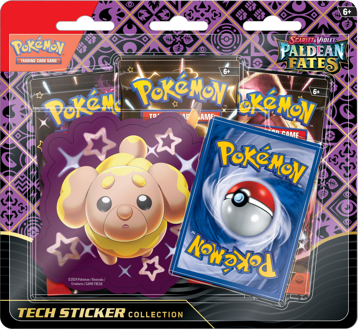 Pokemon Scarlet & Violet Paldean Fates Tech Sticker Collection G842