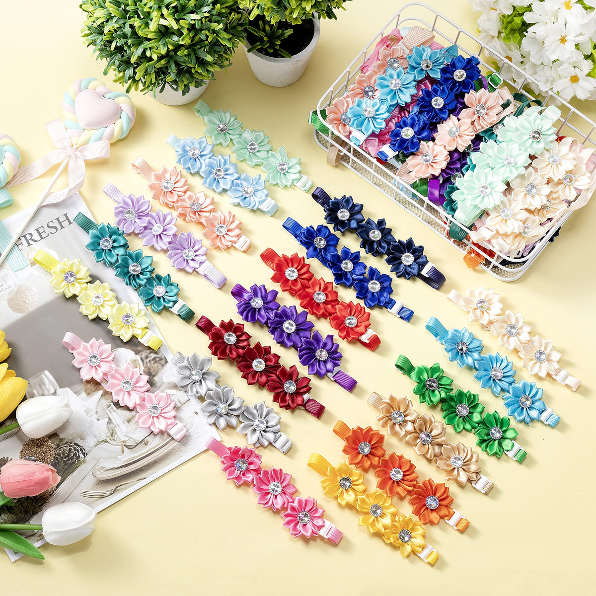 200 Pieces Adjustable Dog Bow Ties P921692